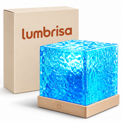 Lámpara ondas de agua: 16 colores y mando