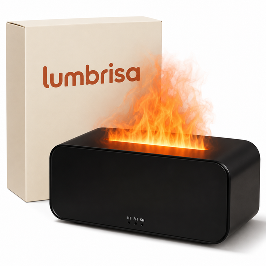 Difusor efecto llama: aroma y calma en tu cuarto