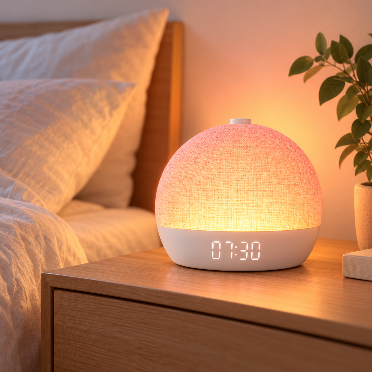 Despertador amanecer: luz, sonidos y descanso